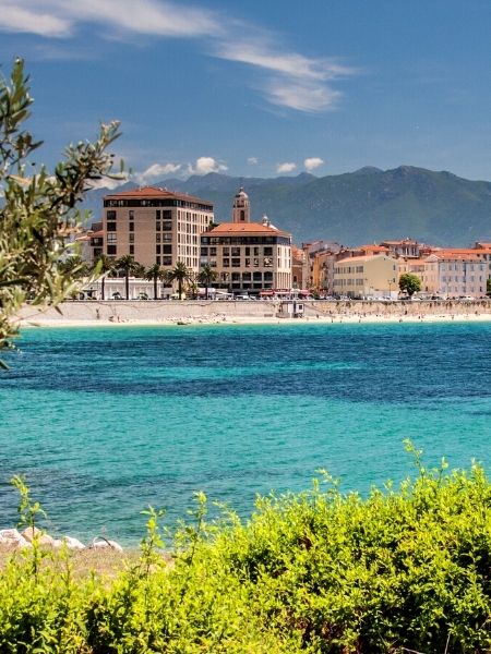 Ajaccio Corsica's west coast