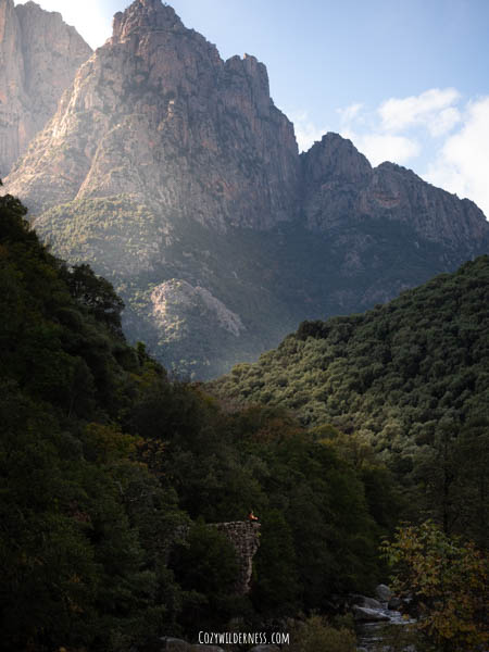 Evisa mountains Corsica's west coast
